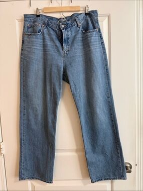 Levi's 100% cotton Low Pro Straight Leg Jeans in Light Blue Denim
